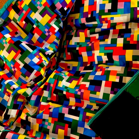 Large LEGO X Target Youth Color Block Puffer Jacket Coat New NWT Green &… - Picture 11 of 14